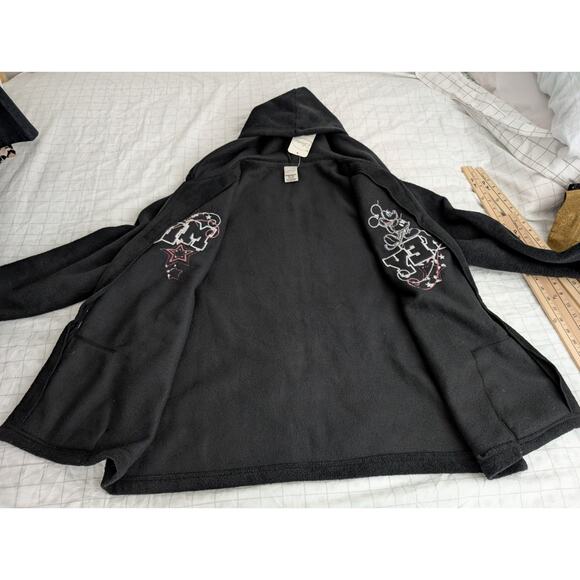 vintage disney mickey nwt plus size hooded zip up fleece - Picture 5 of 13